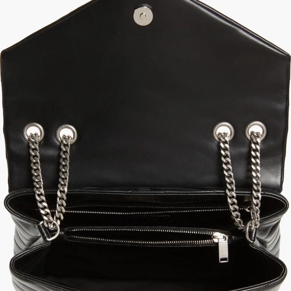 Saint Laurent Black medium Lou Lou - Picture 16 of 16